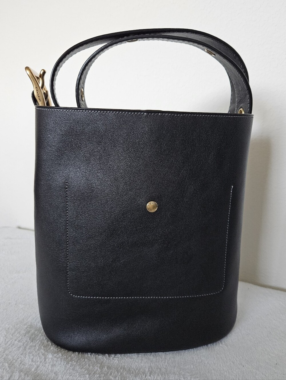 Coach Bleeker Bucket Bag - Black - Picture 3 of 15